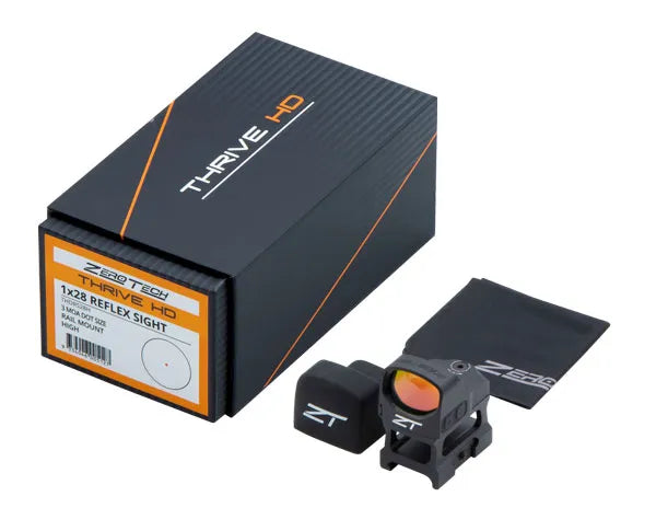 Zero Tech - Thrive HD Red Dots RED DOT REFLEX SIGHT 3 MOA W/HIGH MOUNT