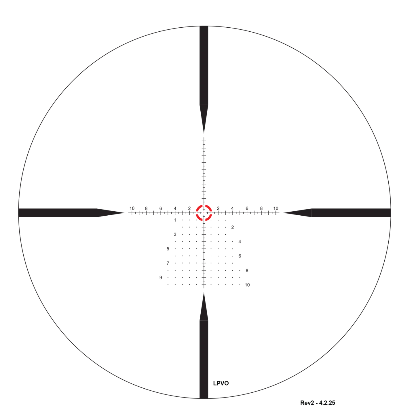 Zero Tech -  Trace ED 1-10x24 LPVO RMG-L Illuminated