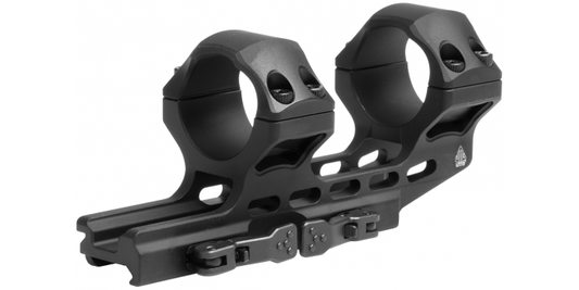 UTG® Accu-Sync® 30mm QR Picatinny Cantilever Mount, 34mm Offset, High Profile