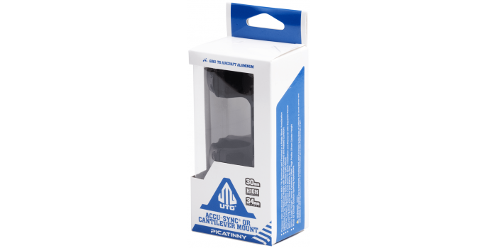 UTG® Accu-Sync® 30mm QR Picatinny Cantilever Mount, 34mm Offset, High Profile