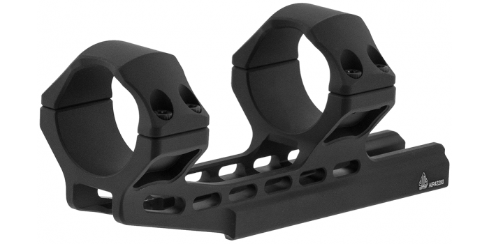 UTG® ACCU-SYNC® 34mm Picatinny Cantilever Mount, 50mm Offset, High Profile, Black