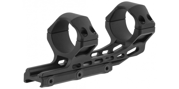 UTG® ACCU-SYNC® 34mm Picatinny Cantilever Mount, 50mm Offset, High Profile, Black