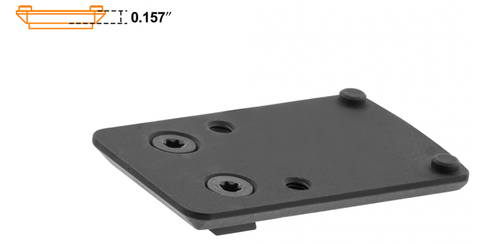 UTG® Rear Sight Optic Mount, Glock® Compatible, for RMR® Footprint