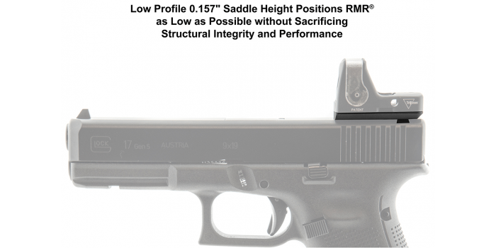 UTG® Rear Sight Optic Mount, Glock® Compatible, for RMR® Footprint