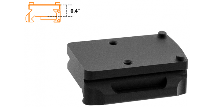 UTG® Low Mount for RMR® Footprint, Picatinny